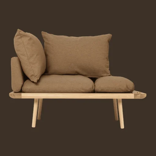 Umage Lounge Around 1½-Seater Sofa Eg/Sugar Brown