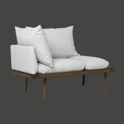Umage Lounge Around 1½-Seater Sofa Mørk Eg/Sterling