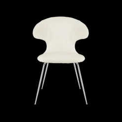 Umage Time Flies Spisebordsstol Teddy White/Krom