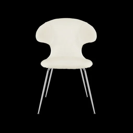 Umage Time Flies Spisebordsstol Teddy White/Krom