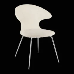 Umage Time Flies Spisebordsstol Teddy White/Krom