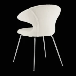 Umage Time Flies Spisebordsstol Teddy White/Krom