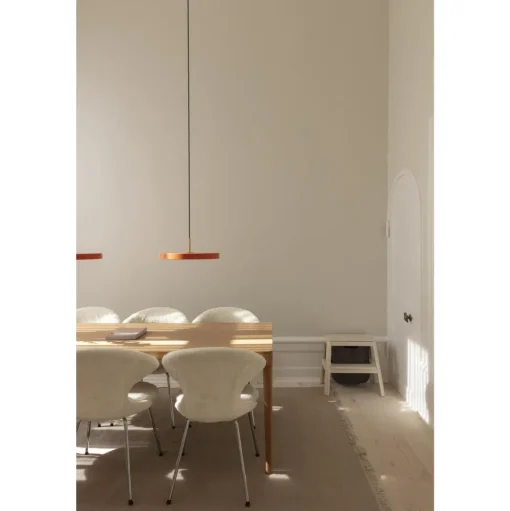 Umage Time Flies Spisebordsstol Teddy White/Krom
