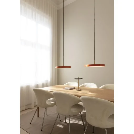 Umage Time Flies Spisebordsstol Teddy White/Krom