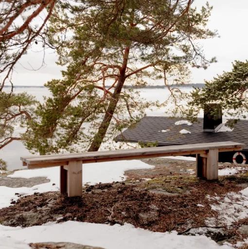 Vaarnii 013 Osa Udendørsbánk 270 cm Fyrretrá