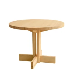 Vaarnii 001 Spisebord Rundt Fyrretrá