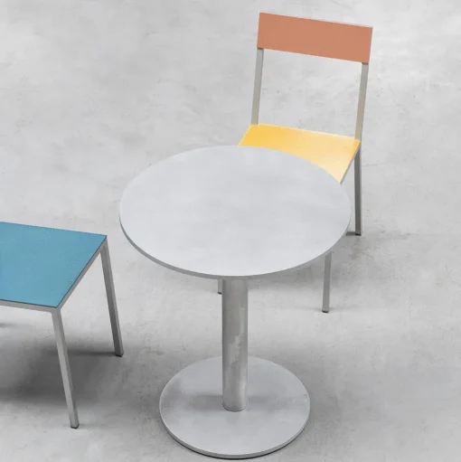 Valerie Objects Alu Spisebordsstol Gul/Pink