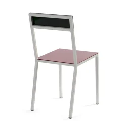 Valerie Objects Alu Spisebordsstol Bordeaux/Candy Green