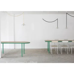 Valerie Objects Alu Spisebord 180x85 cm Gul