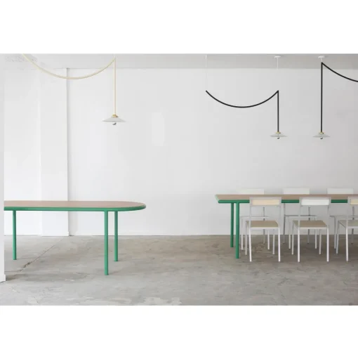 Valerie Objects Alu Spisebord 180x85 cm Gul