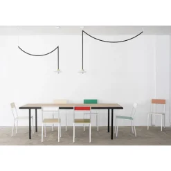 Valerie Objects Alu Spisebord 180x85 cm Gul