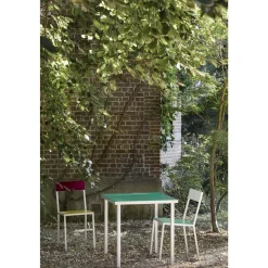 Valerie Objects Alu Spisebord 85x85 cm Grøn