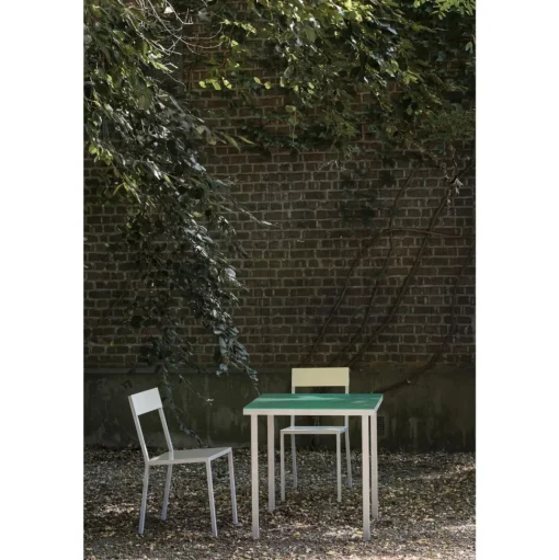 Valerie Objects Alu Spisebord 85x85 cm Grøn