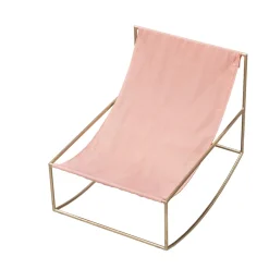 Valerie Objects Rocking Chair Messing/Pink