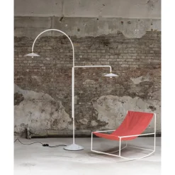 Valerie Objects Rocking Chair Hvid/Rød