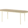 Valerie Objects Wooden Spisebord Oval Ivory/Egetrá