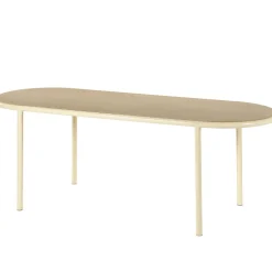 Valerie Objects Wooden Spisebord Oval Ivory/Egetrá