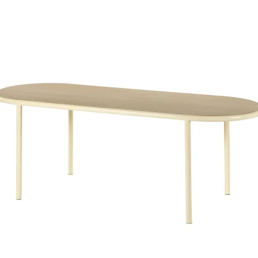 Valerie Objects Wooden Spisebord Oval Ivory/Egetrá