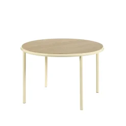 Valerie Objects Wooden SpisebordØ120 Ivory/Egetrá