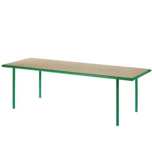 Valerie Objects Wooden Spisebord 85x240 Grøn/Egetrá