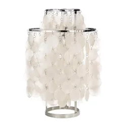 Verpan Fun 2TM Bordlampe Krom & Perlemor