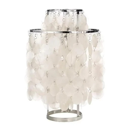 Verpan Fun 2TM Bordlampe Krom & Perlemor