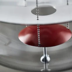 Verpan Globe PendelØ40 Krom/Rød/Blå