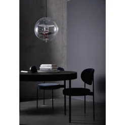 Verpan Globe PendelØ40 Krom/Rød/Blå