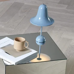 Verpan Pantop Transportabel Lampe Lys Blå
