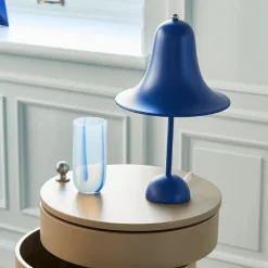 Verpan Pantop Transportabel Lampe Mat Blå
