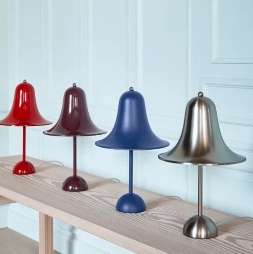 Verpan Pantop Transportabel Lampe Mat Blå