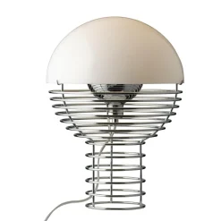 Verpan Wire BordlampeØ30 Krom/Hvid