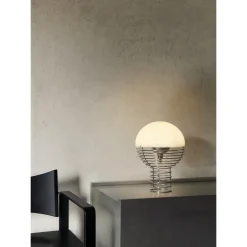 Verpan Wire BordlampeØ30 Krom/Hvid