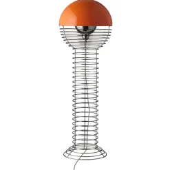 Verpan Wire Gulvlampe Krom/Orange