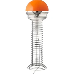 Verpan Wire Gulvlampe Krom/Orange