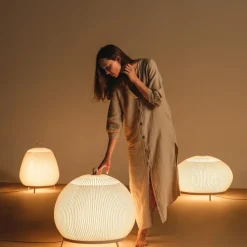 Vibia Knit 7494 Gulvlampe Beige