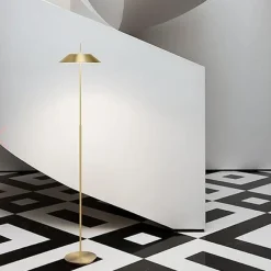 Vibia Mayfair Gulvlampe Mat Guld