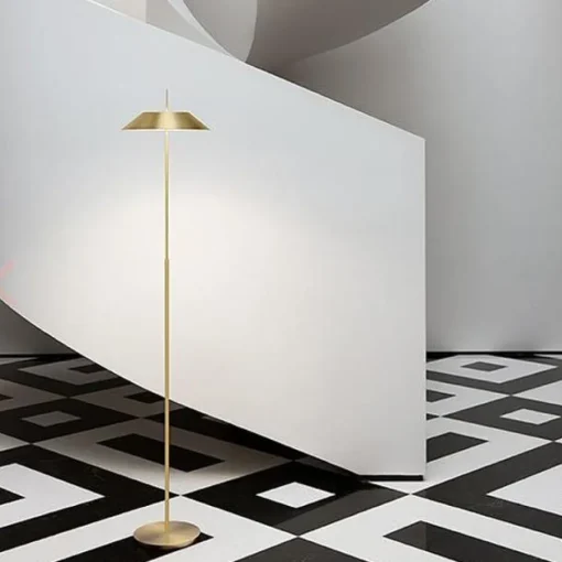 Vibia Mayfair Gulvlampe Mat Guld