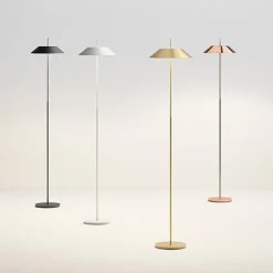 Vibia Mayfair Gulvlampe Mat Guld
