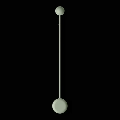 Vibia Pin Váglampe 1692 Of/Off Sort Grøn