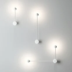 Vibia Pin Váglampe 1694 On/Off Sort