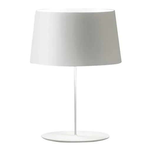 Vibia Warm Bordlampe Aluminiums Skárm Mat Hvid