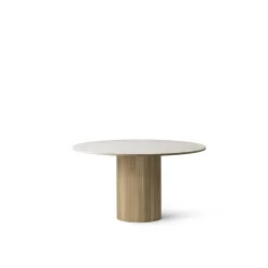 Vipp 494 Cabin Rundt BordØ130 Beige Marmor/Lys Eg