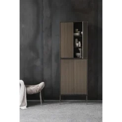 Vipp 675 H4 Kabinet Mørk Eg/Marmor