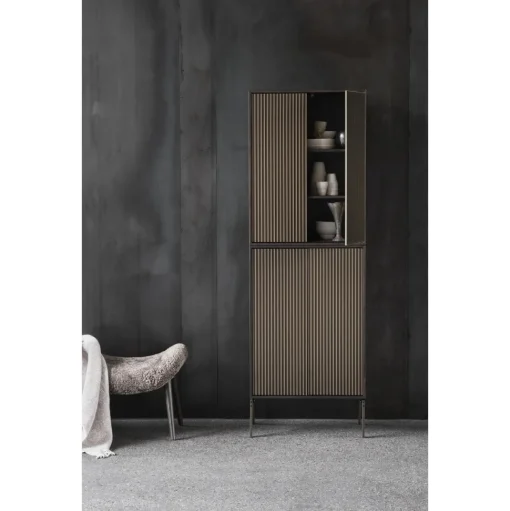 Vipp 675 H4 Kabinet Mørk Eg/Marmor