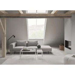 Vipp 427 Sofabord 80x80 cm Grå/Marmor