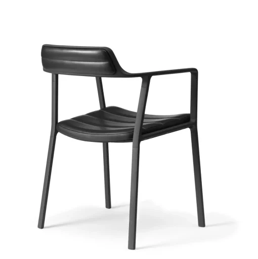 Vipp 451 Spisebordsstol Sort Láder