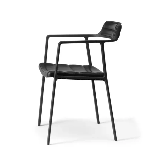 Vipp 451 Spisebordsstol Sort Láder
