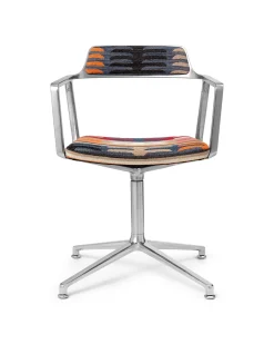 Vipp 452 Swivel Drejestol Guesthouse Edition Todos Santos Mexico Jacquard Fabric/Aluminium