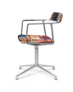 Vipp 452 Swivel Drejestol Guesthouse Edition Todos Santos Mexico Jacquard Fabric/Aluminium